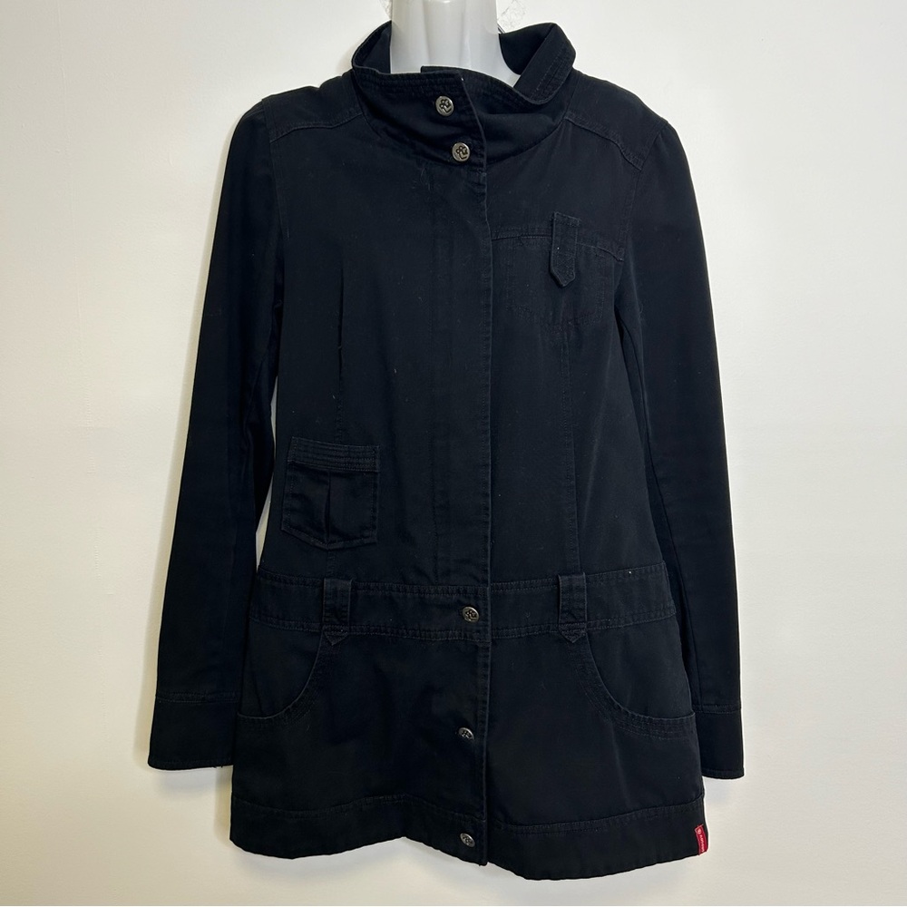 ◾️Y2K Vintage Groggy Black High Neck Utility Jacket